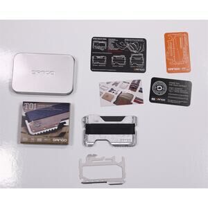 Dango T01 Tactical Wallet MT02 Multi-Tool Leather Brown Made In USA